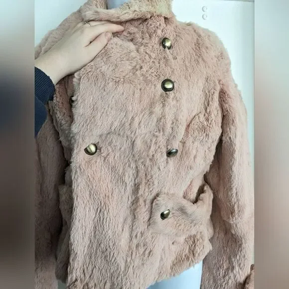 Sherri bodell rabbit fur jacket - Picture 3 of 9